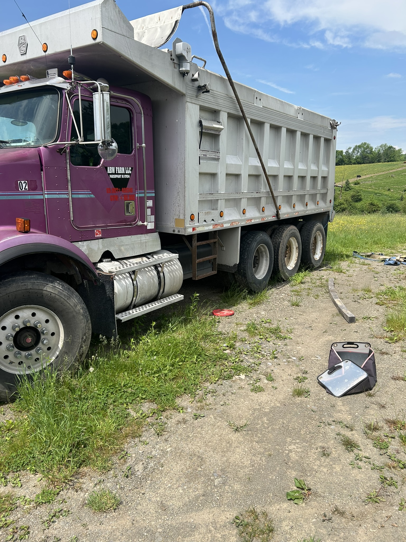 1999 Kenworth T800 Dump Truck view 2